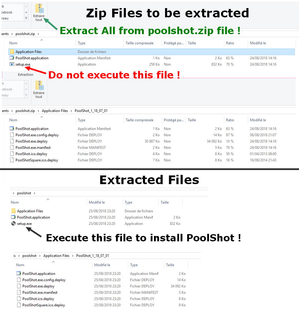 PoolShot Extracted Files of last version of the Software