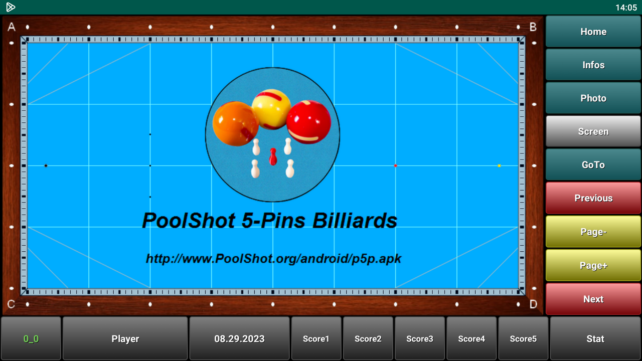 Download PoolShot 5-Pins Billiards Android App